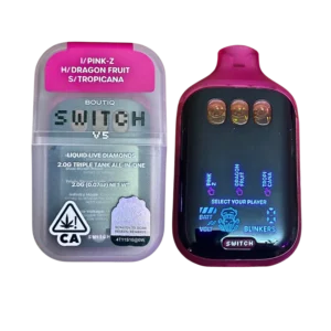 Boutiq switch v5 (3 in 1) “pink-z” (indica) x “dragon fruit” (hybrid) x “tropicana” (sativa)