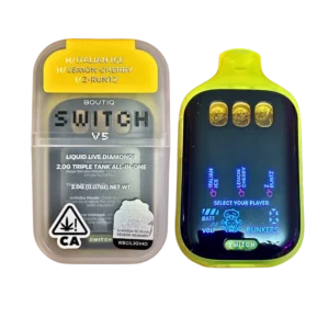 Boutiq switch v5 (3 in 1) “italian ice” (hybrid) x “lemon cherry” (hybrid) x “z-runtz” (indica)