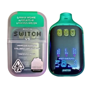 Boutiq switch v5 (3 in 1) “maui wowie” (sativa) x “gelato 41” (hybrid) x “mango melon” (indica)